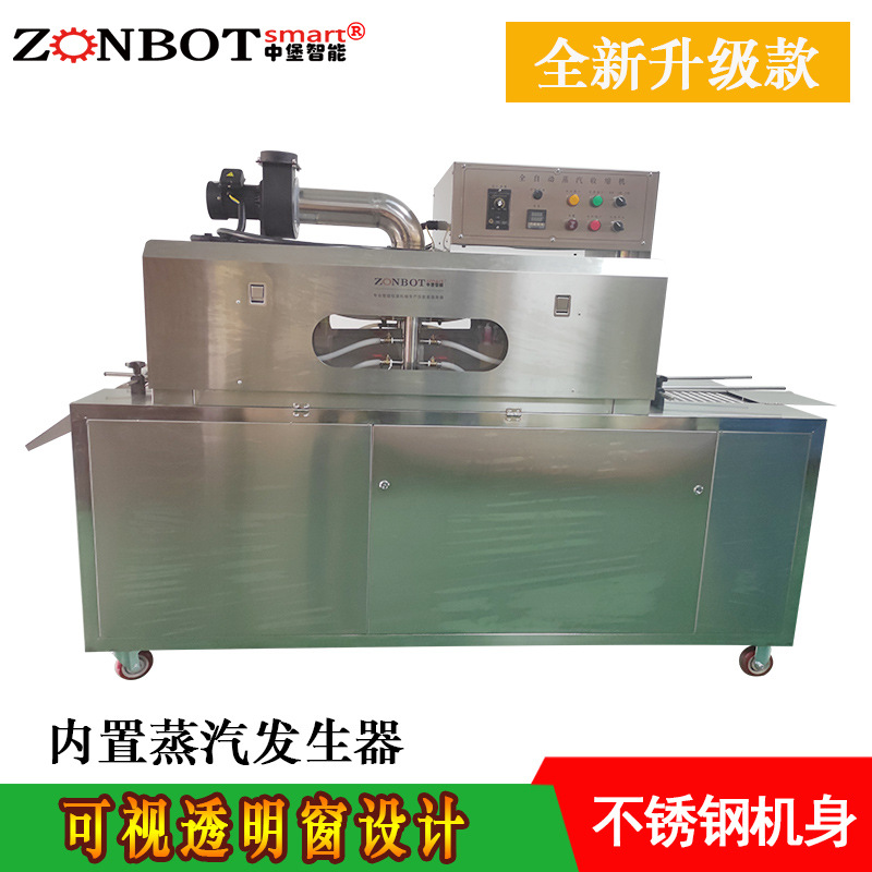 蒸汽收縮機在食品飲料行業，是瓶裝水、果汁、啤酒、罐頭等包裝的常用設備